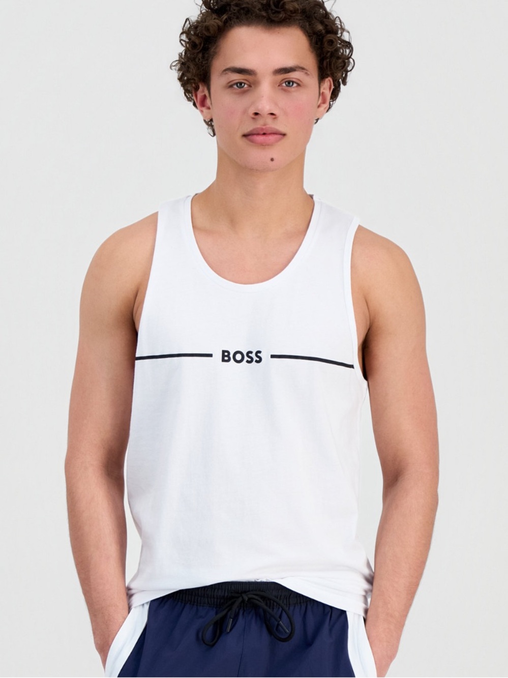 NWT BOSS Mens Logo Tank Top